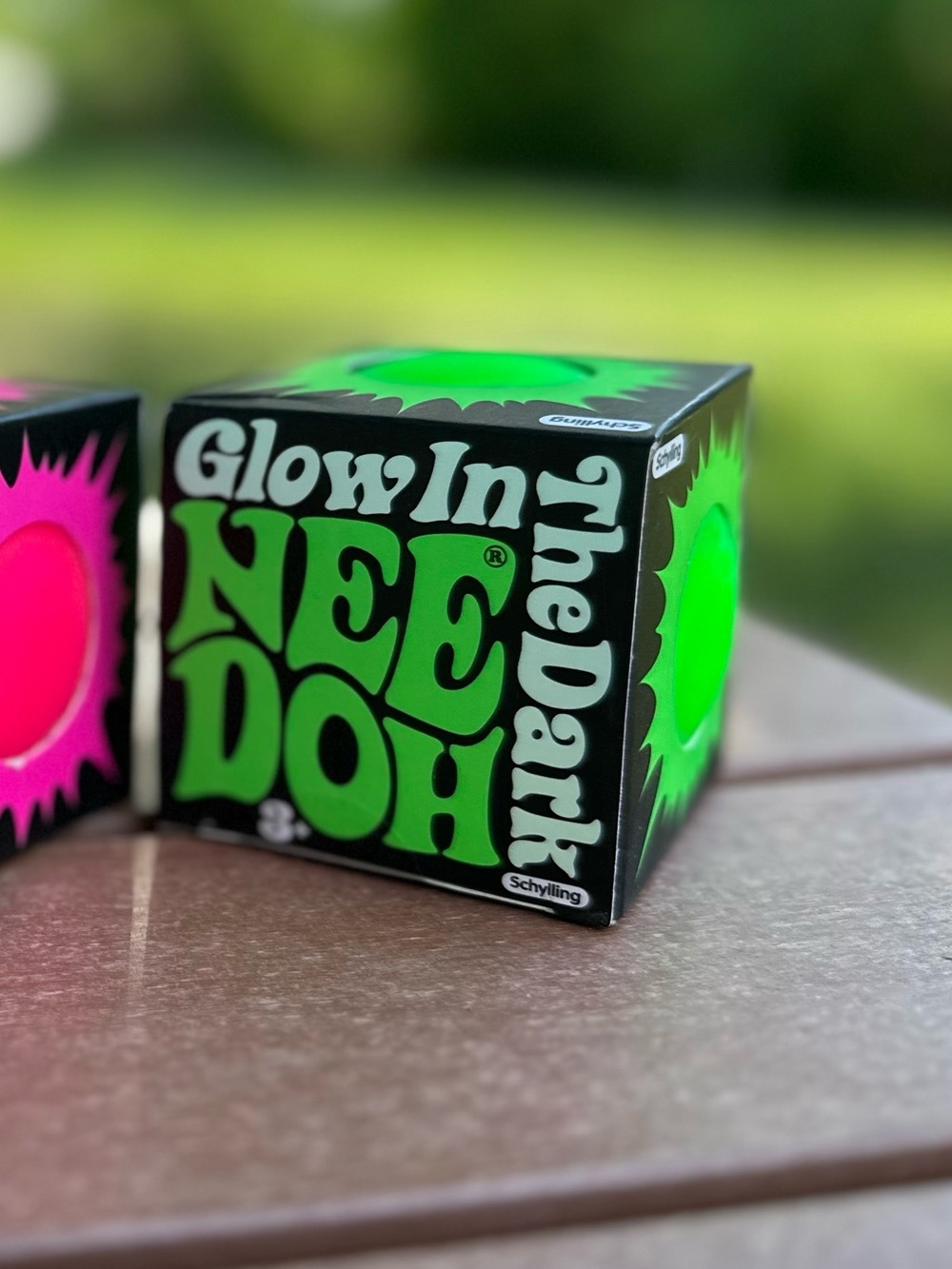New Needoh Glow in the Dark Glob GREEN Squishy Viral TikTok Squish SHIPS QUICK!